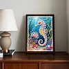 Diamond Painting-DIY Special Shaped Drill Pearl Painting Seahorse(30x40cm)