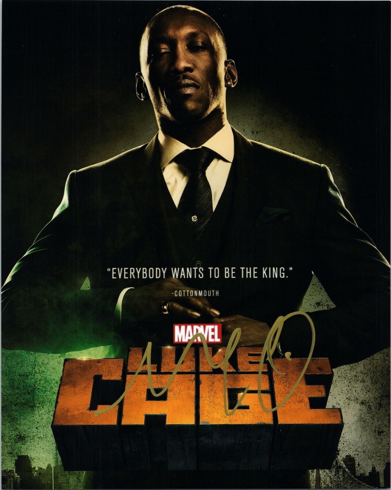 ~~ MAHERSHALA ALI Authentic Hand-Signed LUKE CAGE