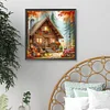 Diamond Painting-DIY Full Round Drill Autumn Cottage(40*40 CM)