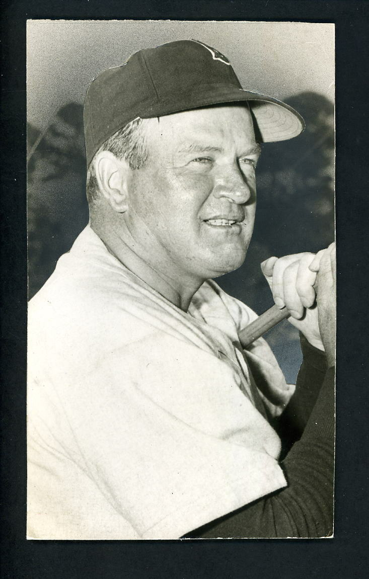 Joe Cronin circa 1940's Press Original Photo Poster painting Boston Red Sox