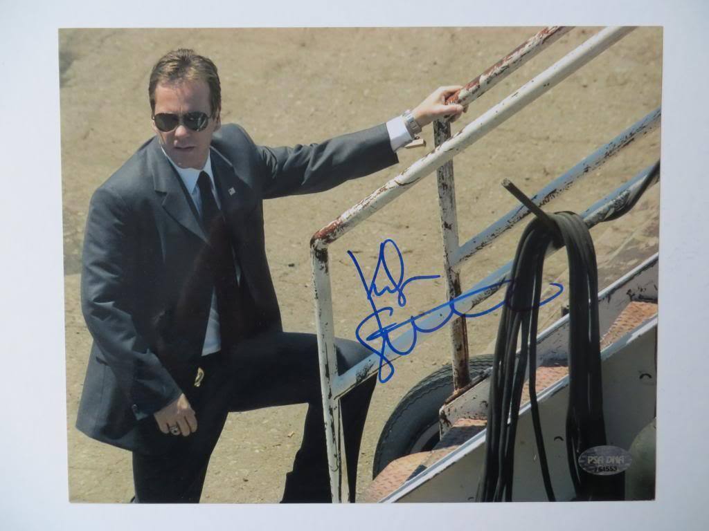 Kiefer Sutherland Signed '24' Authentic Autographed 8x10 Photo Poster painting (PSA/DNA) #J64553