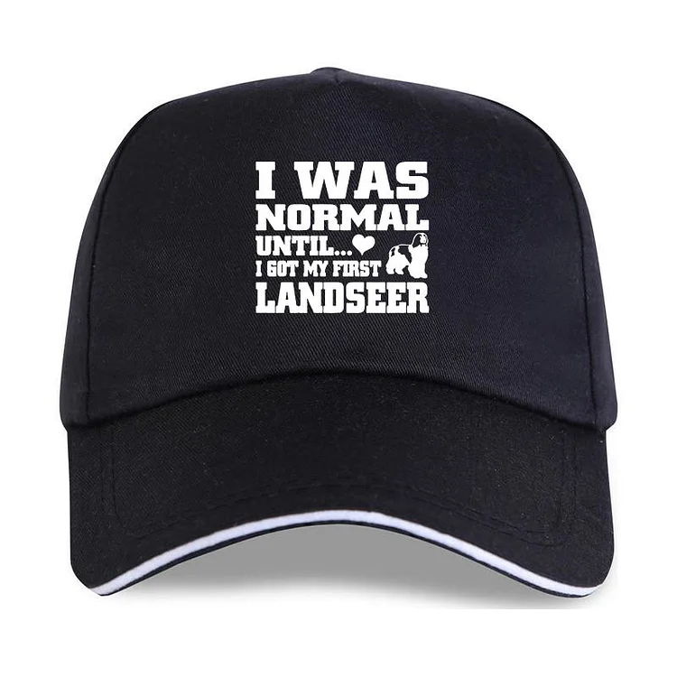 cap hat Men Landseerfunny Baseball Cap novelty woment-sdhirt men cotton brand teeshirt