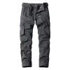 Men's Three-dimensional Pocket Overalls Loose Wear-resistant Outdoor Trousers