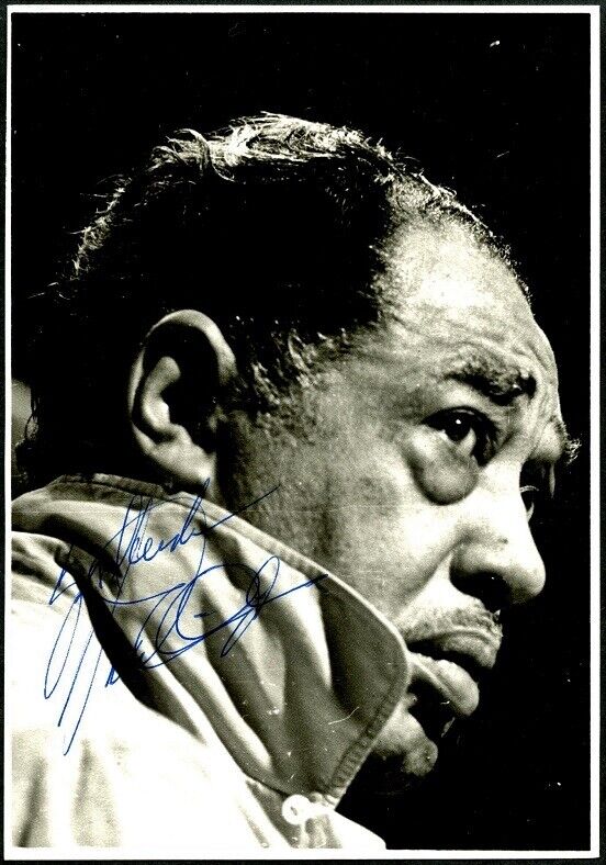 Vintage DUKE ELLINGTON Signed Photo Poster painting