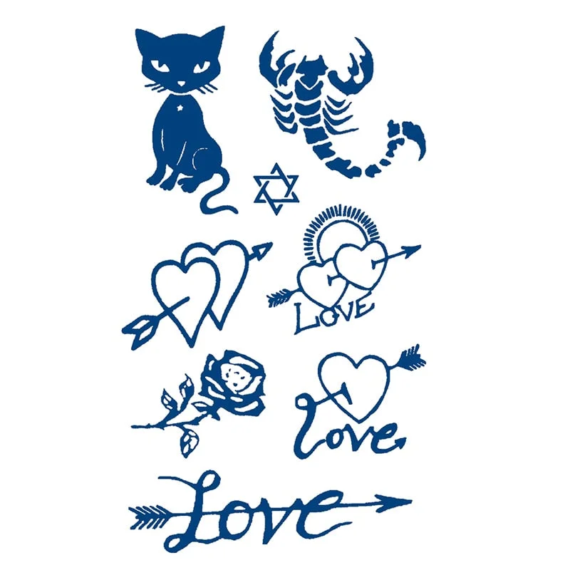 GH1-50 Herbal Juice Tattoo Sticker Semi-permanent Men and Women Long-lasting Waterproof Sweat Plant Juice Tattoo Sticker