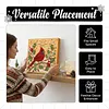 (25x25cm)DIY Pearl Painting Xmas Framed Handmade Pearl Material Art Kit Living Room Decor