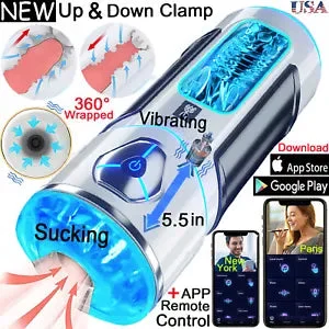 pornhint Pornhint Vaccum Sucking Male Masturbaters Cup Vibrator Stroker Men Sex Toys APP Control