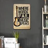 Guitar - Vintage Metal Signs - 20*30cm - Music