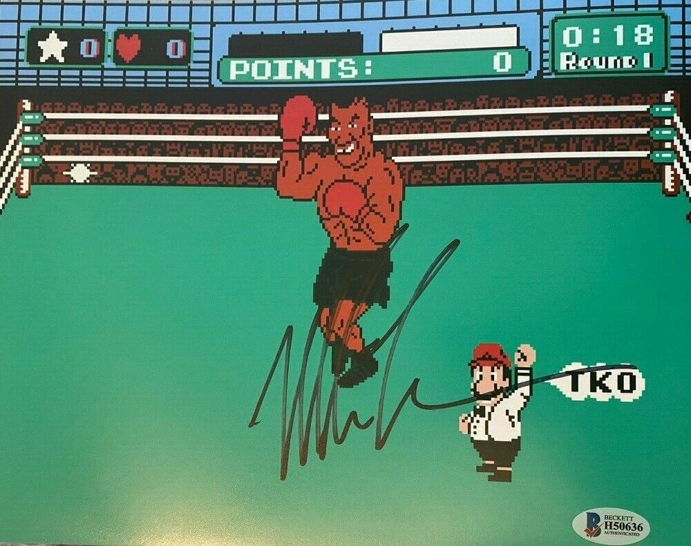 Mike Tyson signed autographed 8x10 Photo Poster painting Ninendo NES BECKETT COA