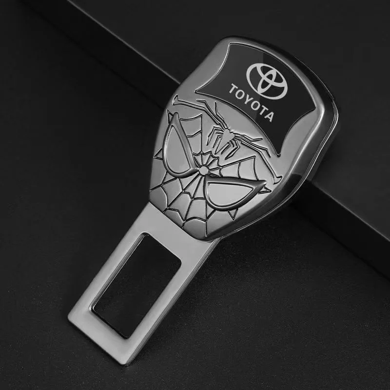Car zinc alloy electroplated seat belt extension buckle