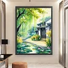 Willow Cottage-14CT Stamped Cross Stitch 45*60cm/17.72*23.62in (Big Size) tapestrymarket