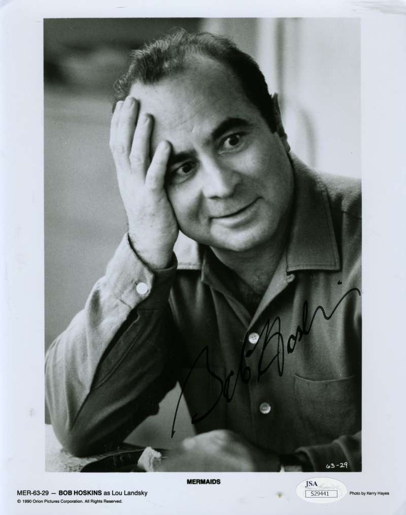 Bob Hoskins Jsa Coa Hand Signed 8x10 Photo Poster painting Authenticated Autograph