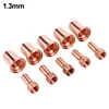 5 Sets Plasma Cutter Parts Caliber 1.0/1.3mm for PT80 PTM80 Plasma Cutting Torch