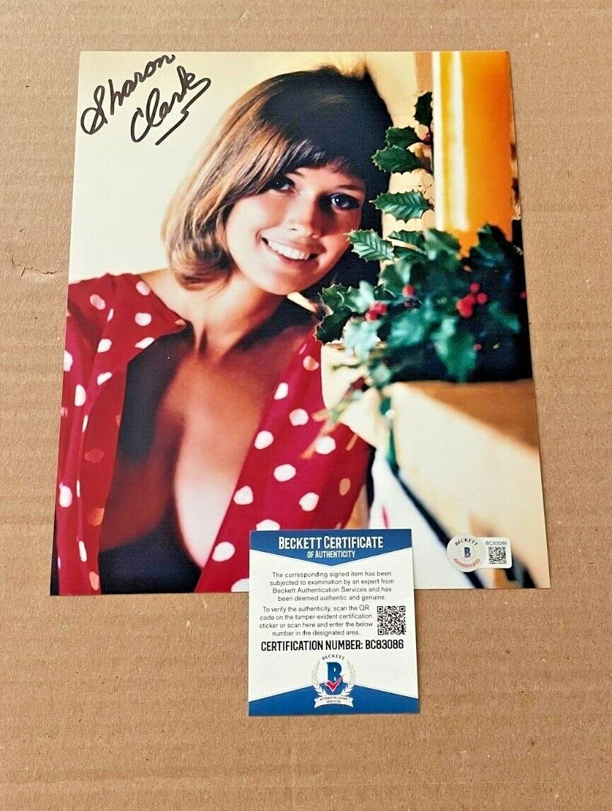 SHARON CLARK SIGNED 8X10 Photo Poster painting BECKETT CERTIFIED PLAYBOY PLAYMATE BAS #3