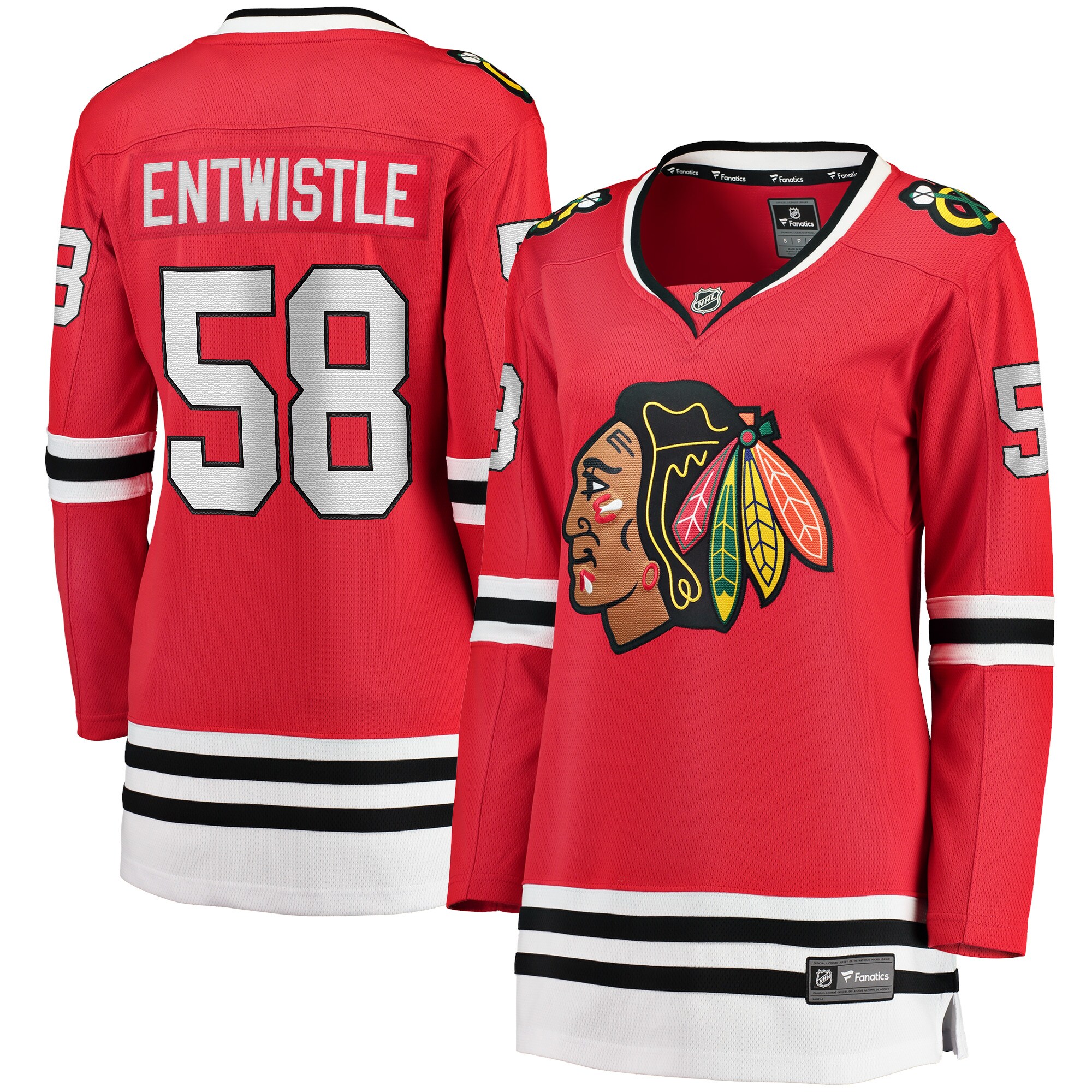 MacKenzie Entwistle Chicago Blackhawks Fanatics Women’s Home Breakaway   Jersey – Red mysite