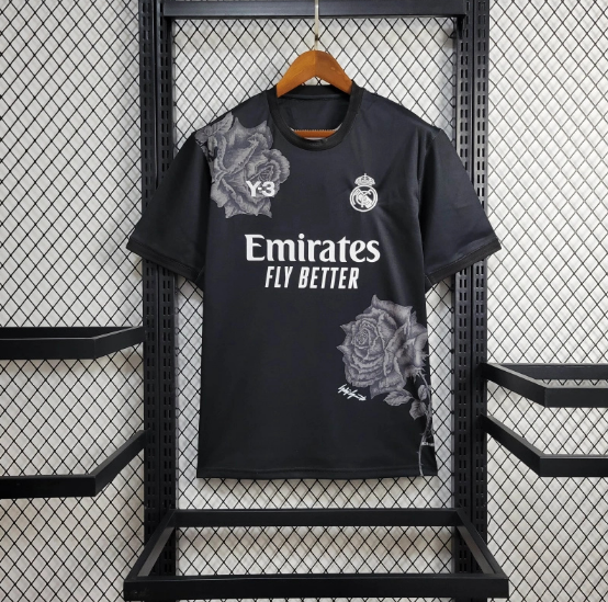 24/25 Football Shirt Real Madrid Y3 Black Thai quality