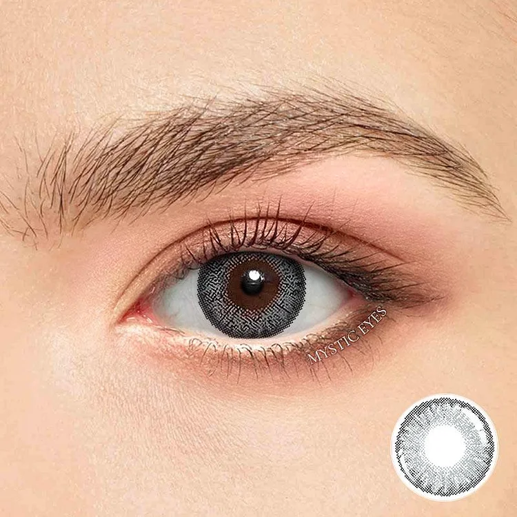 3 Tone Crystal Gray Colored Contact Lenses