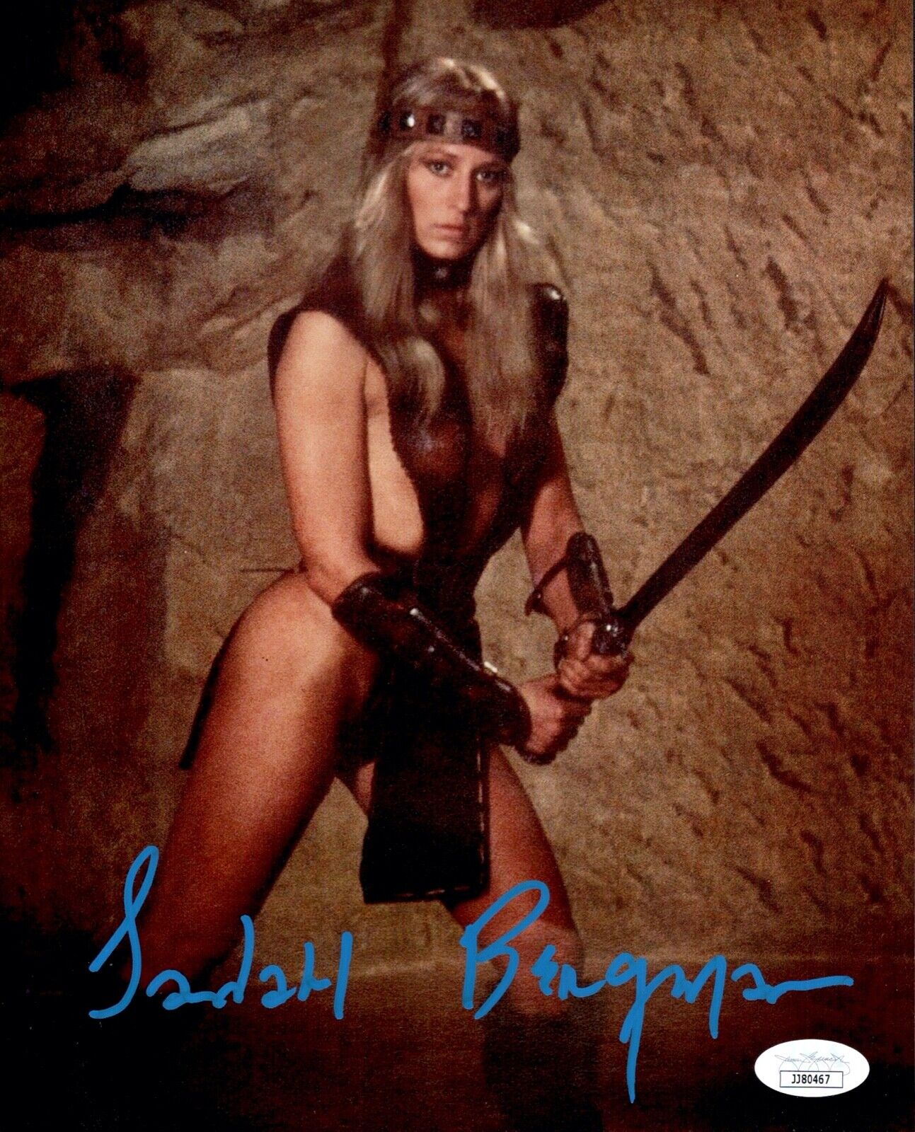 SANDAHL BERGMAN Signed CONAN THE BARBARIAN 8x10 Photo Poster painting Autograph JSA COA Cert