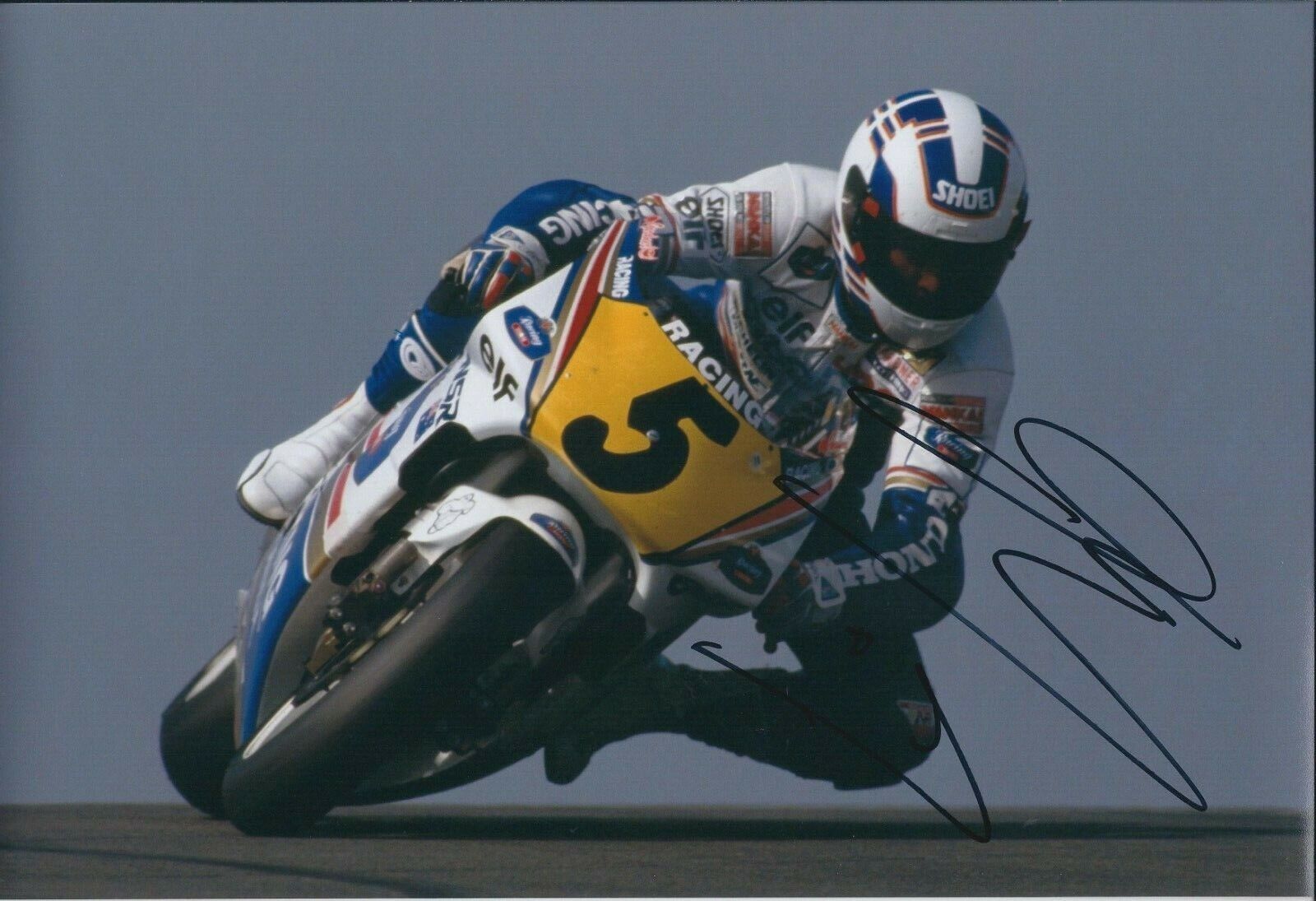 Wayne GARDNER SIGNED HONDA Rider 12x8 Photo Poster painting Autograph AFTAL COA Donnington Park