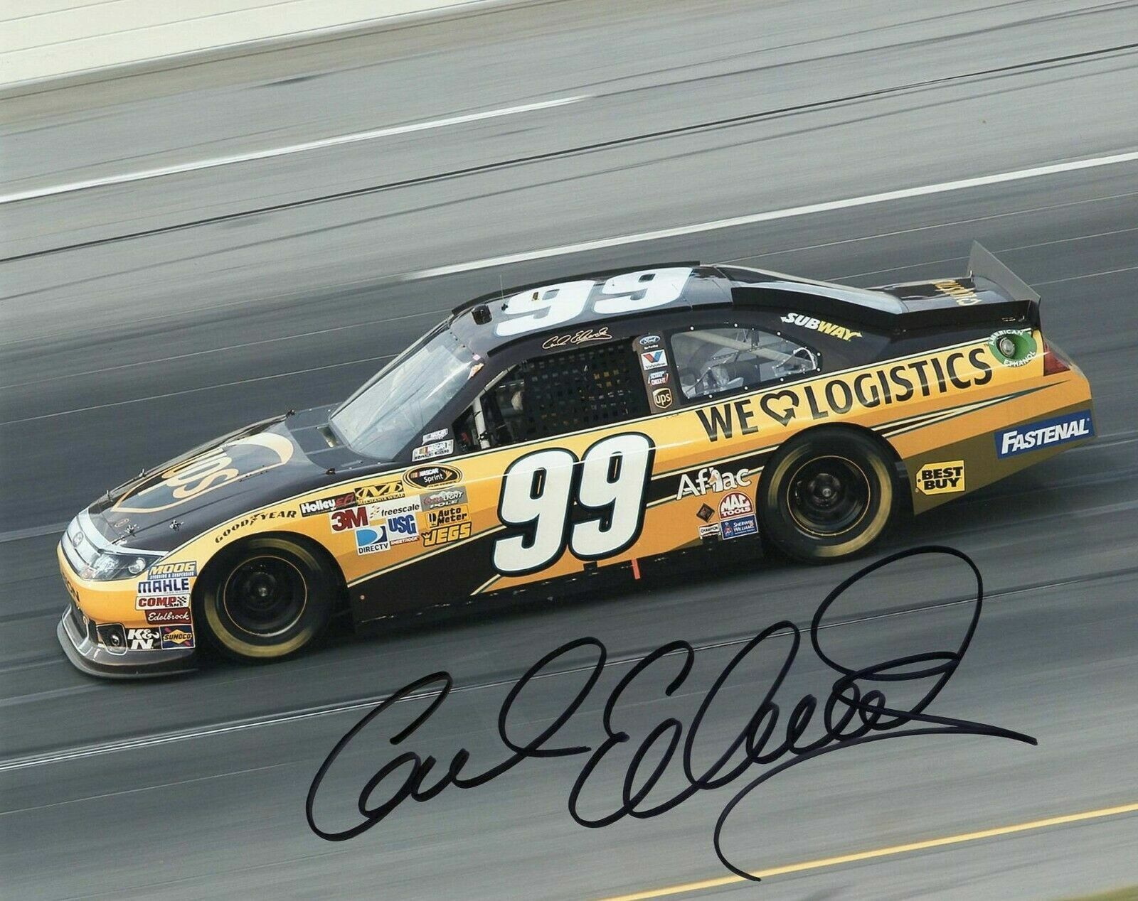 Carl Edwards Autographed Signed 8x10 Photo Poster painting ( HOF ) REPRINT