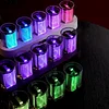 Imitation Nixie tube RGB Creative Clock 16 Million Colors, LED Light Gaming Computer Desktop Technology Ornaments Electronic DIY Digital Creativity