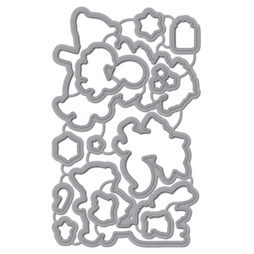 

Color Christmas Animal - Paper Craft Cutting Dies, 501 Original