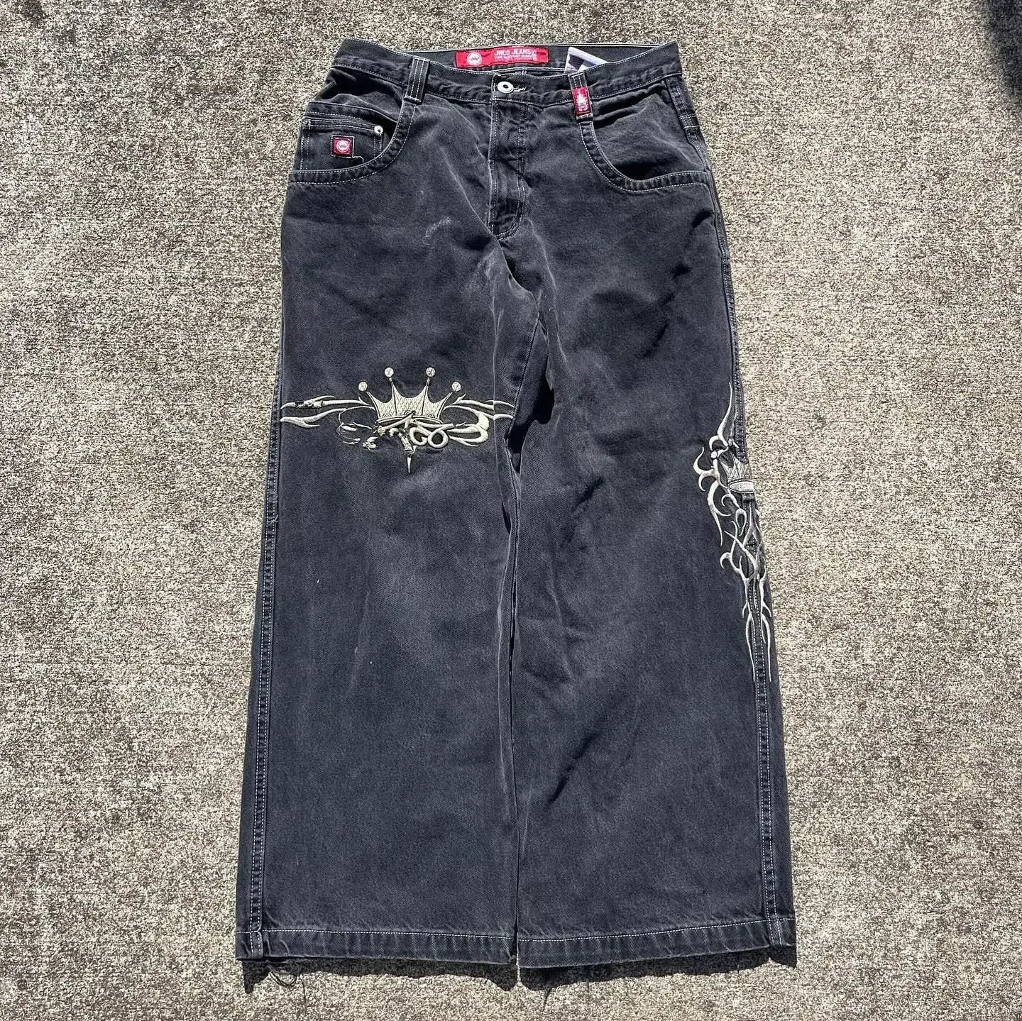 Lifesmybeach costumes for women sexy Streetwear y2k Cargo Pants Mens Harajuku Hip Hop Multi Pocket Retro Blue Baggy Jeans New Gothic High Waist Wide Leg Trousers