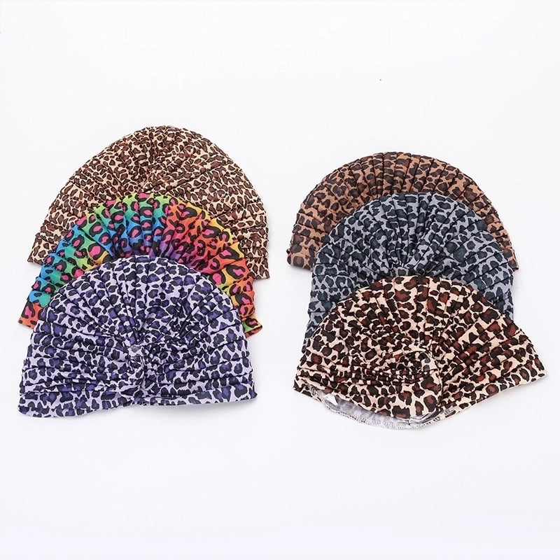 New Color Printed Leopard Print Indian Hat Popular Headscarf Cap Baotou Hat
