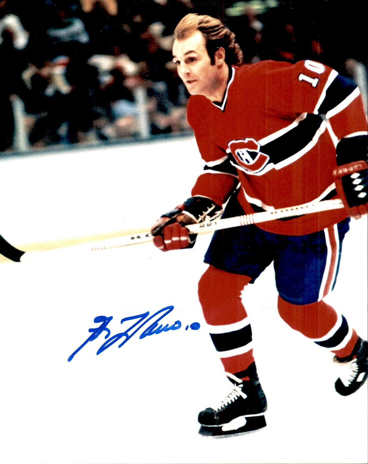 Guy Lafleur SIGNED autographed 8x10 Photo Poster painting MONTREAL CANADIENS