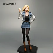 cdtoys m013 1/6 Scale Sexy Female Figure Accessory Android 18 V Head Best Skirt Set Femaleody Clothes Shoes Model for Fans-aliexpress