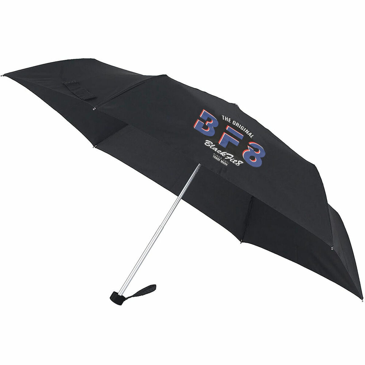 Foldable Umbrella BlackFit8 Urban Black Navy Blue (&Oslash; 98 cm)