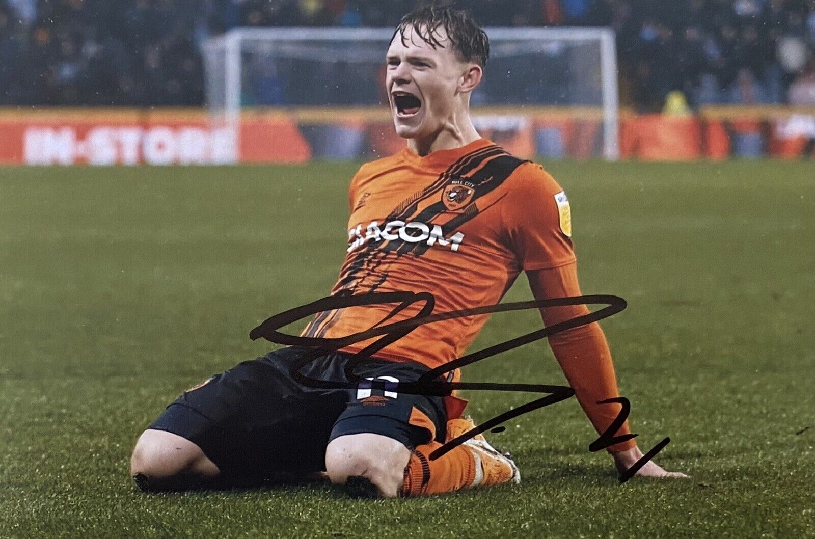 Keane Lewis-Potter Genuine Hand Signed Hull City 6X4 Photo Poster painting 2