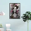 Skeleton Girl - Round AB Drills Diamond Painting(65*45cm)