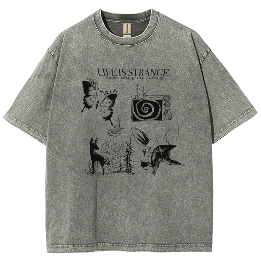 Life Is Strange Unisex Fit Washed T-Shirt 2601008795