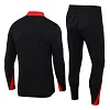 2024-2025 Liverpool Half-Pull Training Suit Black Jersey 1:1 Thai Quality Set