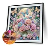 Flowers Butterfly - Crystal Rhinestone Diamond Painting