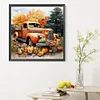 Diamond Painting-DIY Full Round Drill Pumpkin Car