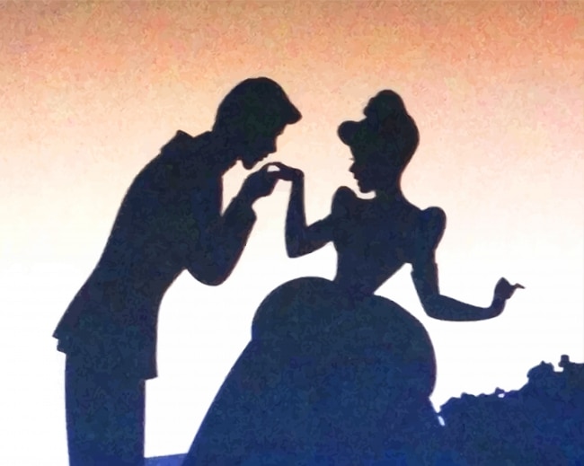 

Cinderella And Prince Charming – Paint By Numbers - 40*50CM, 501 Original