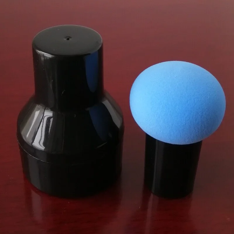 Non-latex Makeup Sponge Mushroom Head Powder Liquid Foundation Puff Dry & Wet Multi- function Cosmetic Tool Tamp Storage Box