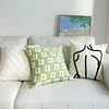 Floral Embroidery Canvas Home Living Creative Cushion Pillow Cover