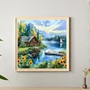 Diamond Painting-DIY Full Round Drill LAKE(40*40 CM)