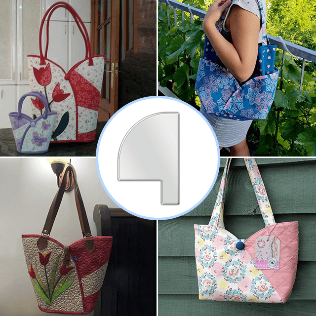 Cute Basket Bag Pattern Template—With Tutorial