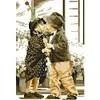 【Limited Stock Sale】Boy Girl-Partial 9CT Stamped Cross Stitch Bead Embroidery 30*43cm tapestrymarket