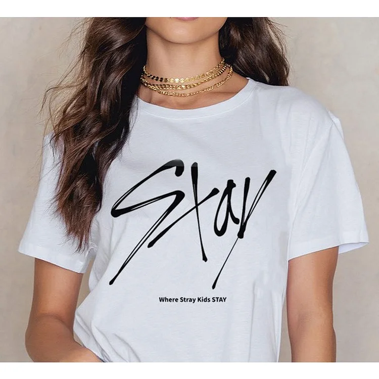 Stray Kids Summer Casual T-shirt