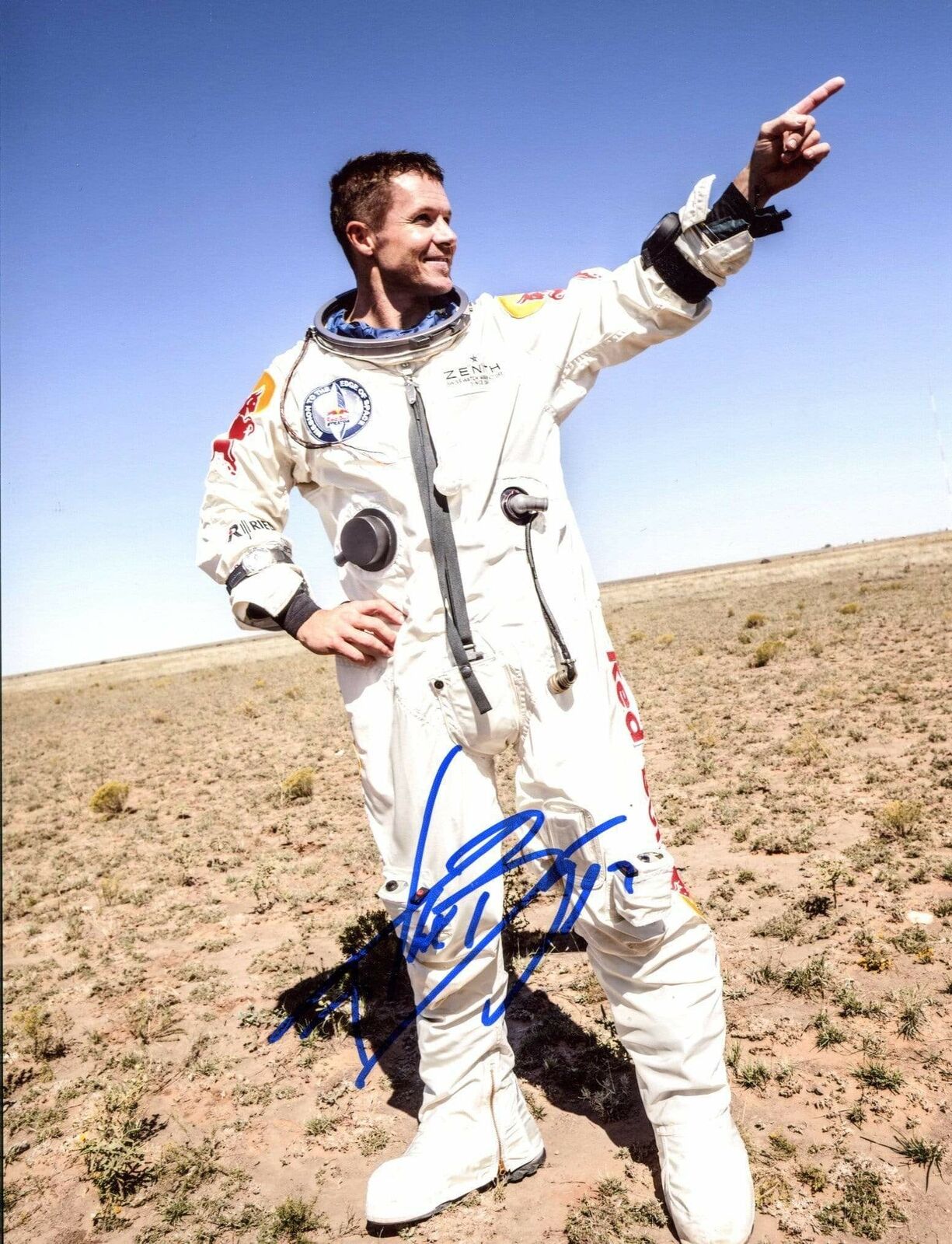 Felix Baumgartner SKYDIVER autograph, In-Person signed Photo Poster painting
