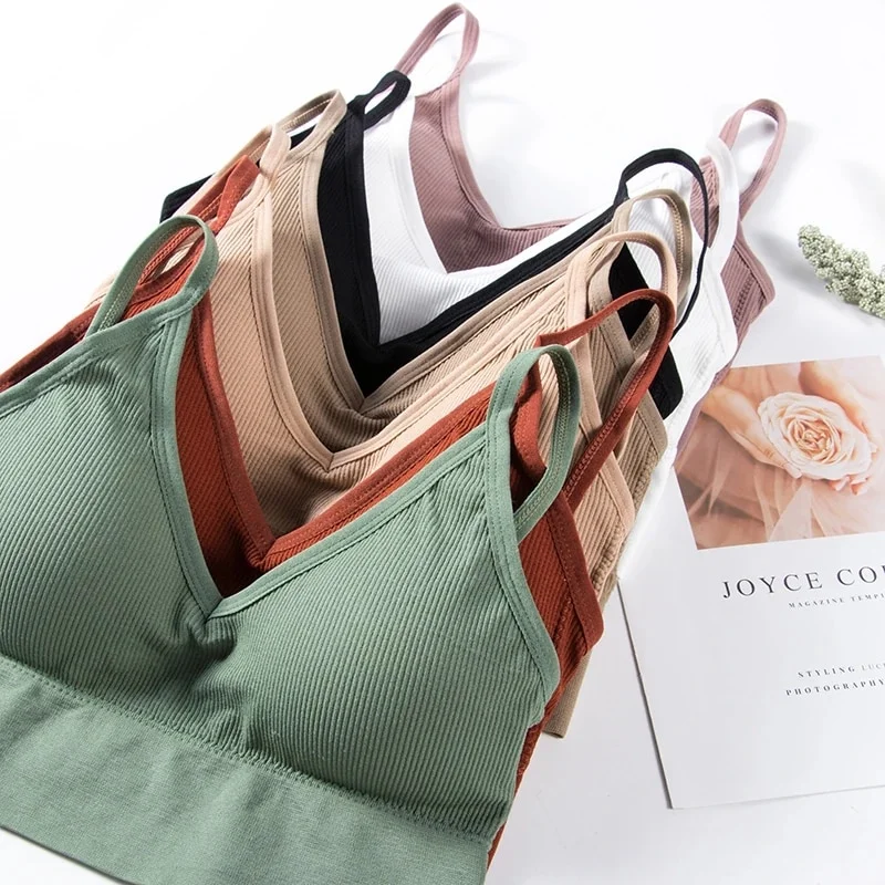 Billionm Gathering Bralette Push Up Bra Summer Anti-light Korean Style Wild Tube Top Sexy No Rims Bra