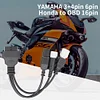 Diagnostic Adapter Cord 3 4 6 Pin Code Reader Adapter Cable for Motorcycle