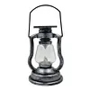 Solar Retro Kerosene Lamp Built-In Battery Light Courtyard Garden Decor (Copper)