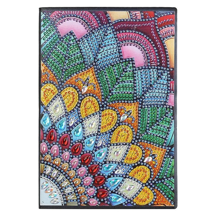 BRICOLAGE Colorful Special Shaped Diamond Painting 50 Page A5 Sketchbook Notebook