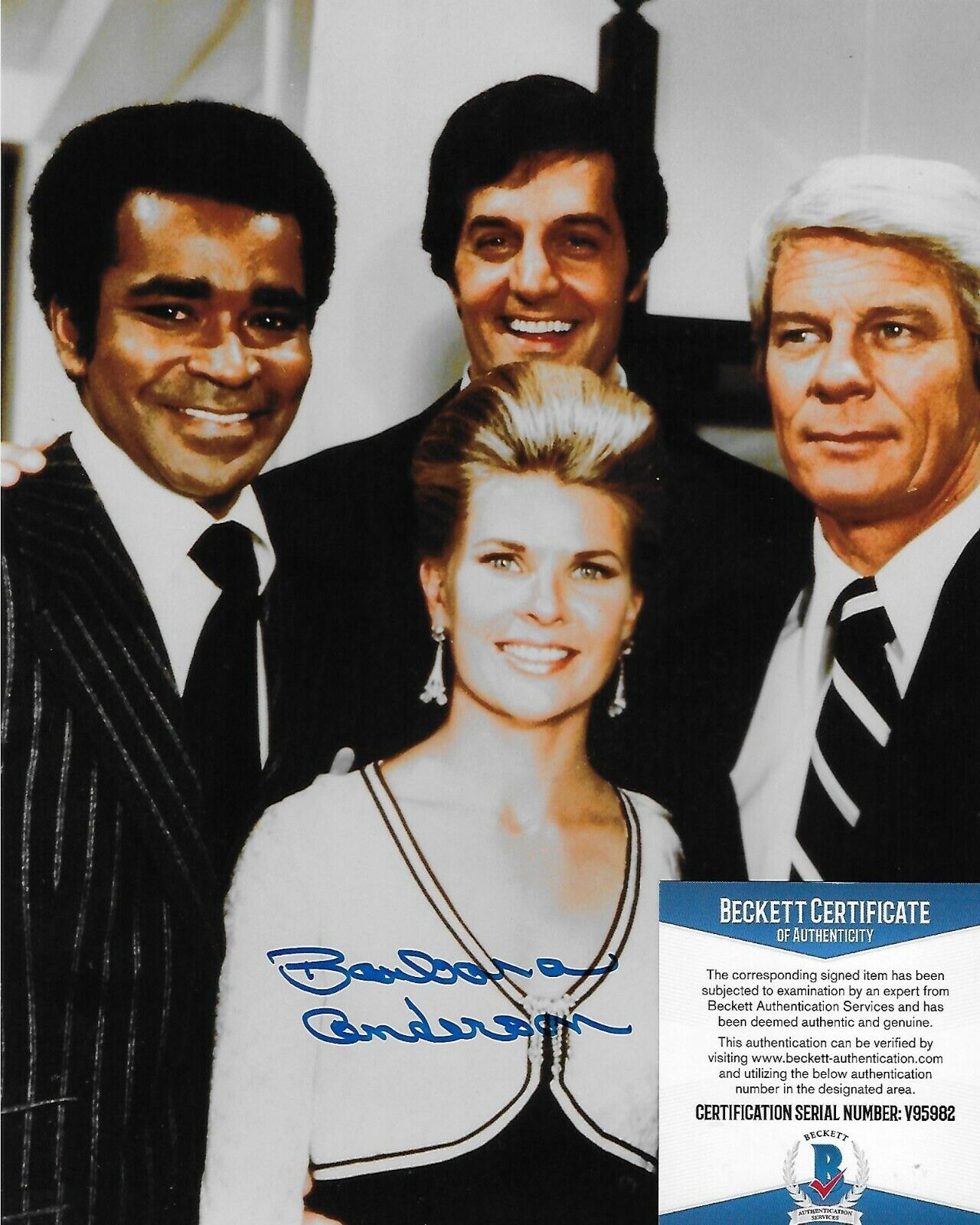 Barbara Anderson Mission Impossible Original Signed 8x10 Photo Poster painting w/Beckett COA